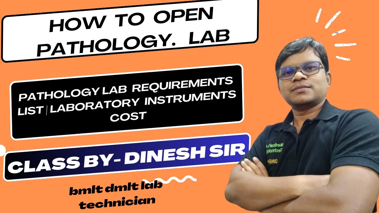 How to Open Pathology Lab | pathology lab Requirements list |  Laboratory instruments Cost