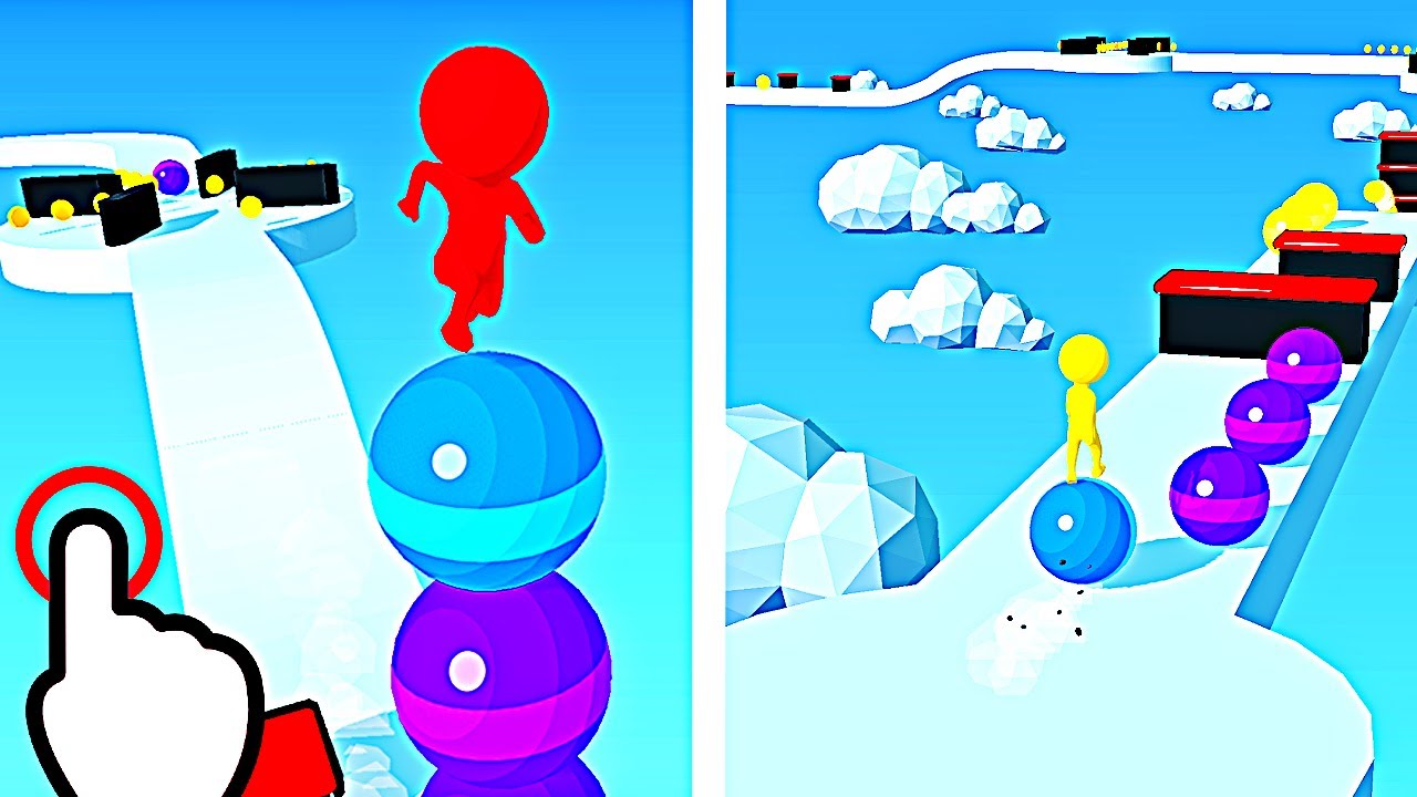 Stack Rider - Color Stack Rider Ball Stickman Run - All Levels iOS Android GamePlay #9