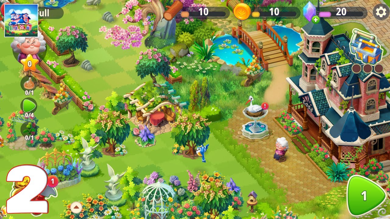 Merge Gardens - Farm Adventures - Gameplay Walkthrough Part 2 (iOS, Android)