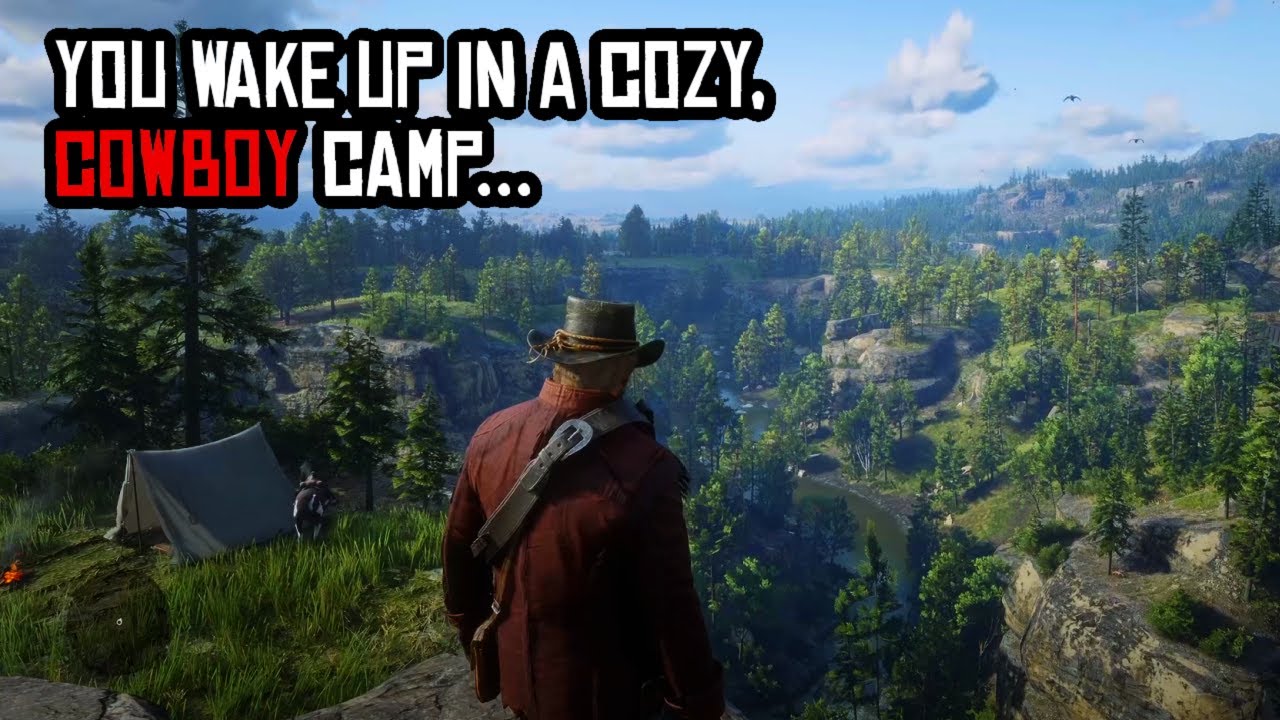 ASMR 🤠 Guided Visualization in Red Dead Redemption 2 😴 Ear to Ear Soft Spoken