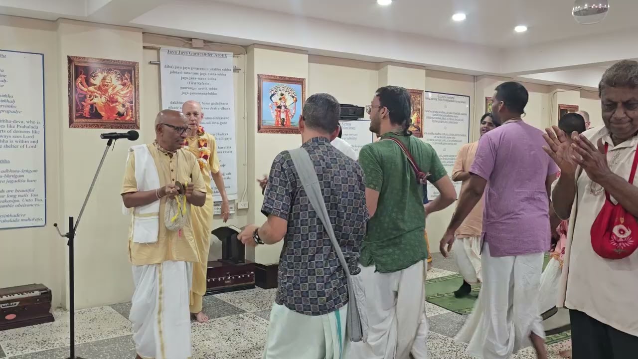 Sunday love feast at ISKCON Trinidad (Longdenville temple )