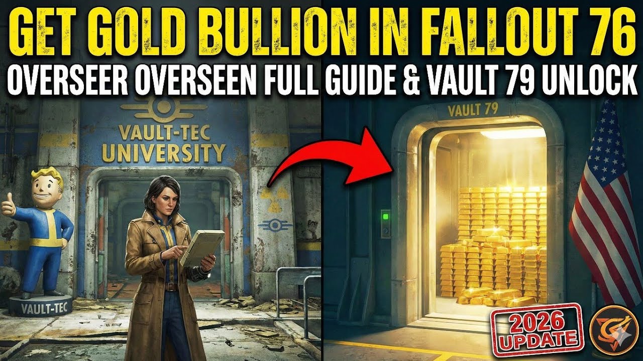 How to Get Gold Bullion in Fallout 76? Overseer Overseen Full Guide