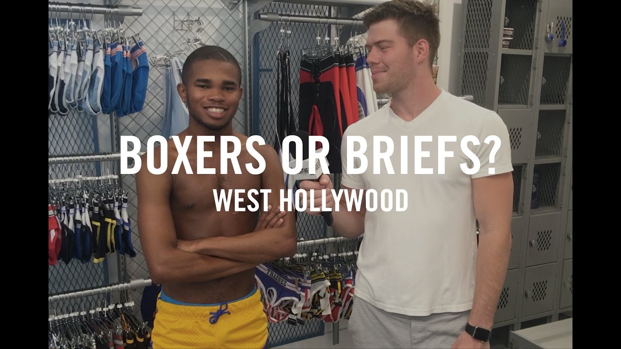 West Hollywood Answers Boxers or Briefs with DanielXMiller | 2016 Los Angeles