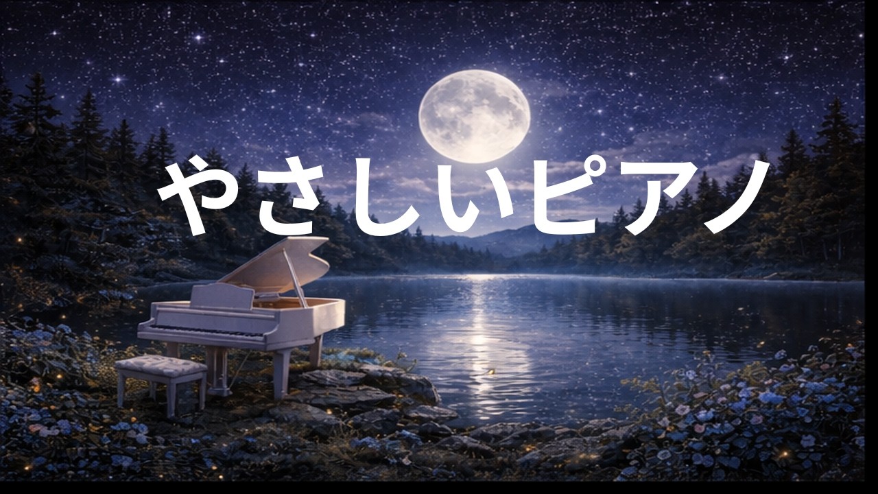 【睡眠用BGM】やさしいピアノで眠る夜｜静かな音楽で深いリラックス