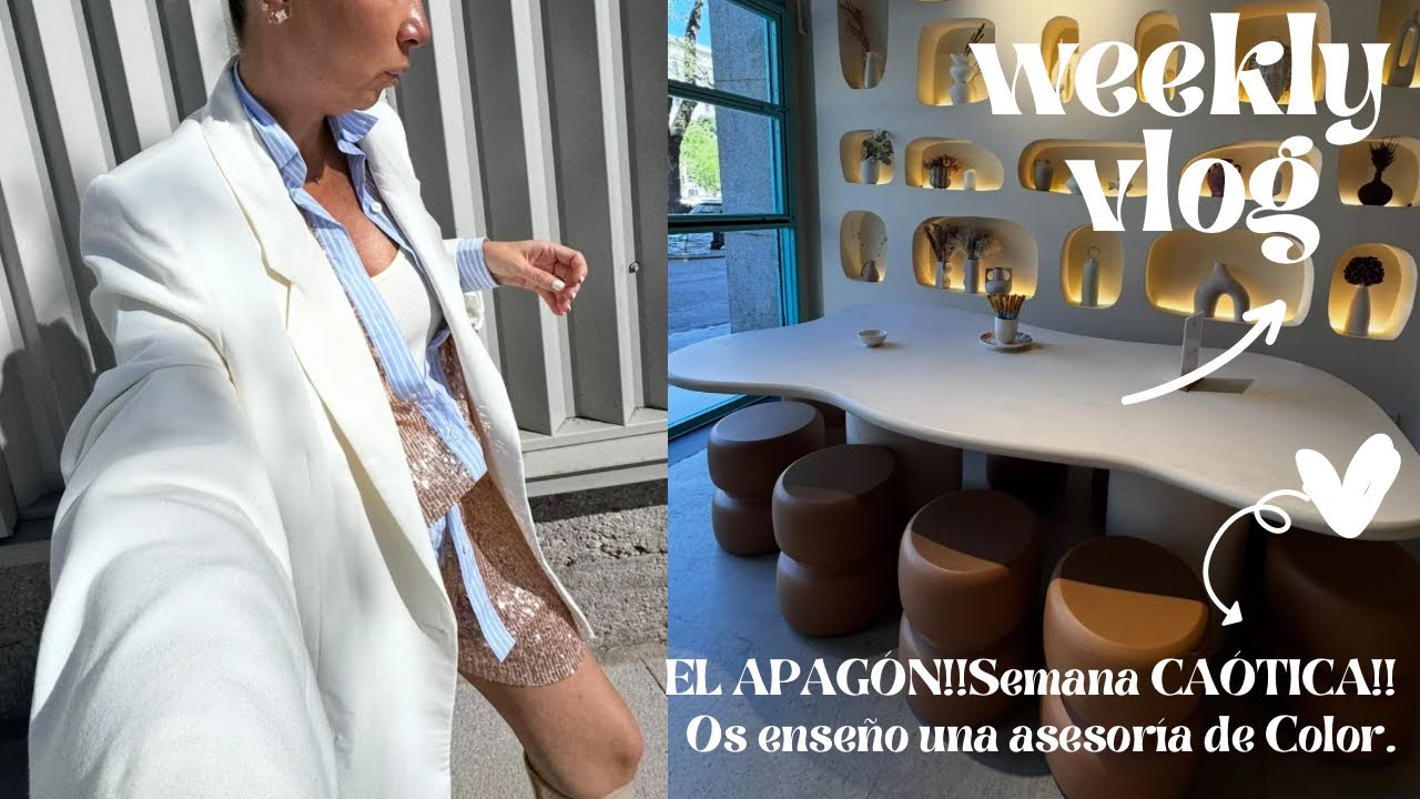 EL APAGÓN!!! Semana CAÓTICA, os enseño una asesoría de Color.