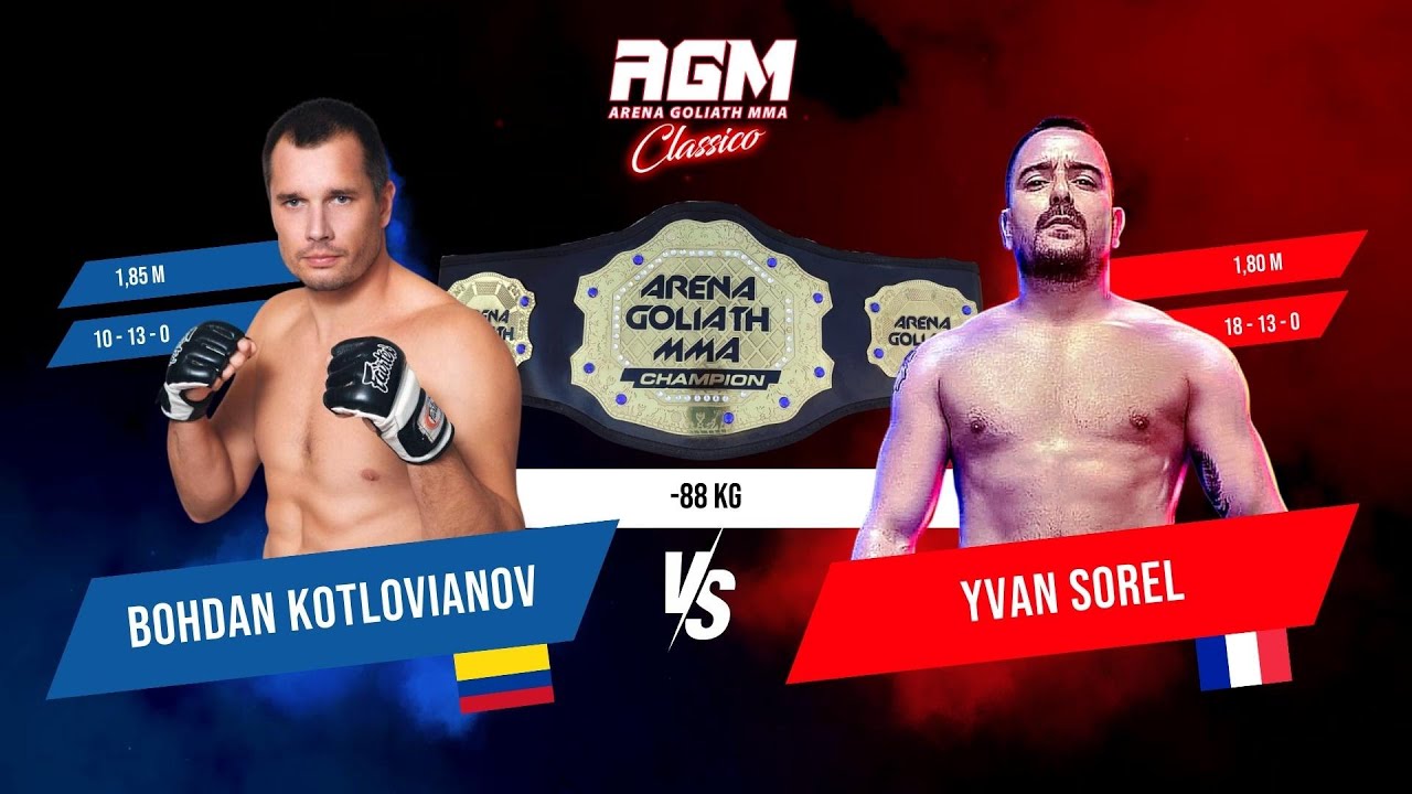 Yvan SOREL vs Bohdan KOTLOVIANOV By #VXS #Arena_Goliath_MMA #AGM #marseille