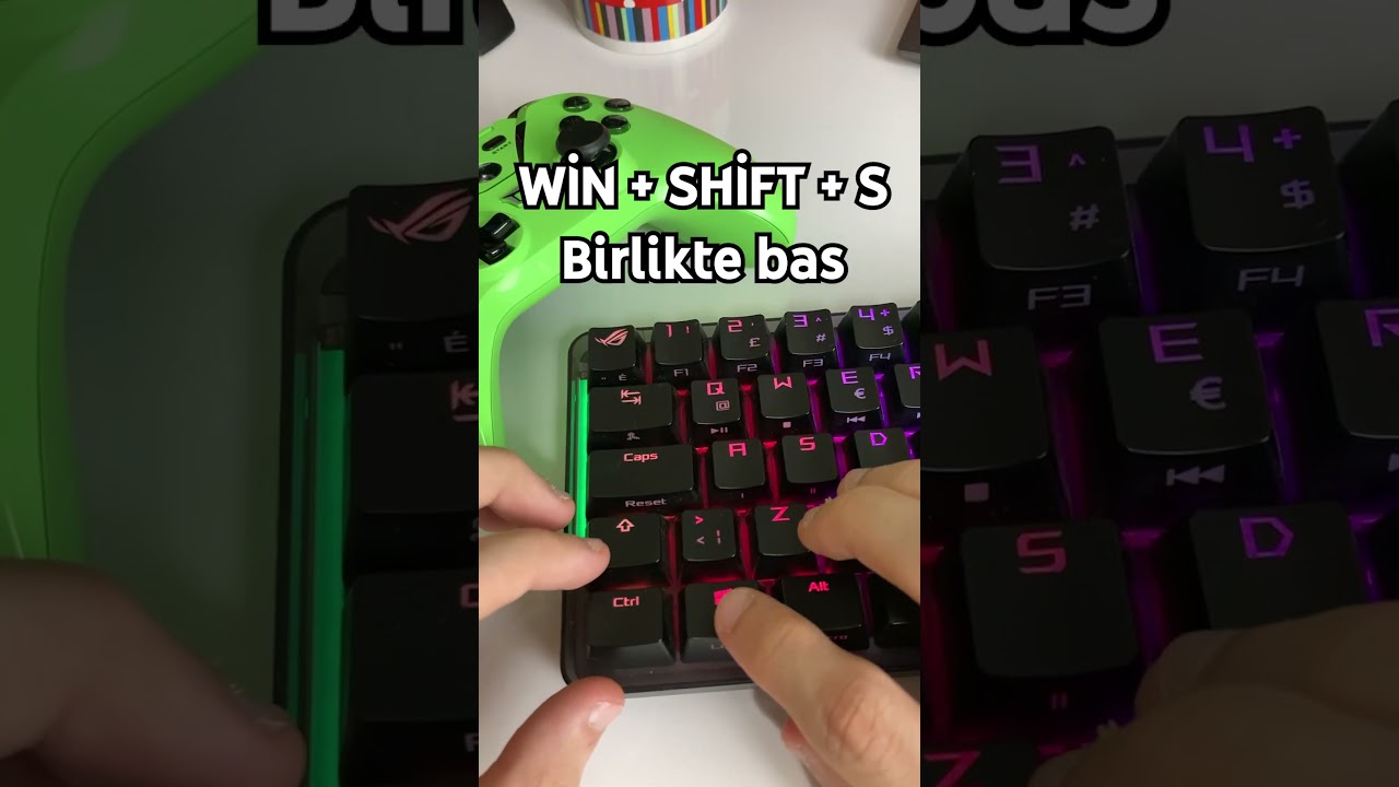 Windowsta Kolayca Ekran G&ouml;r&uuml;nt&uuml;s&uuml; Almak | Kısayol işe yaradıysa takip et 😉 Part 5 yakında 🫡🫡 #pctips