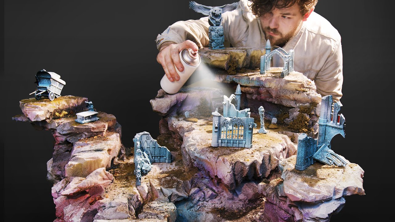 Making the most impractical miniature wargaming table