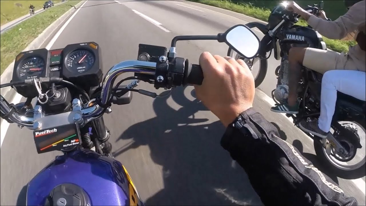 XT600 VS RD135  quem leva?  CG Titan 160 sonhadora