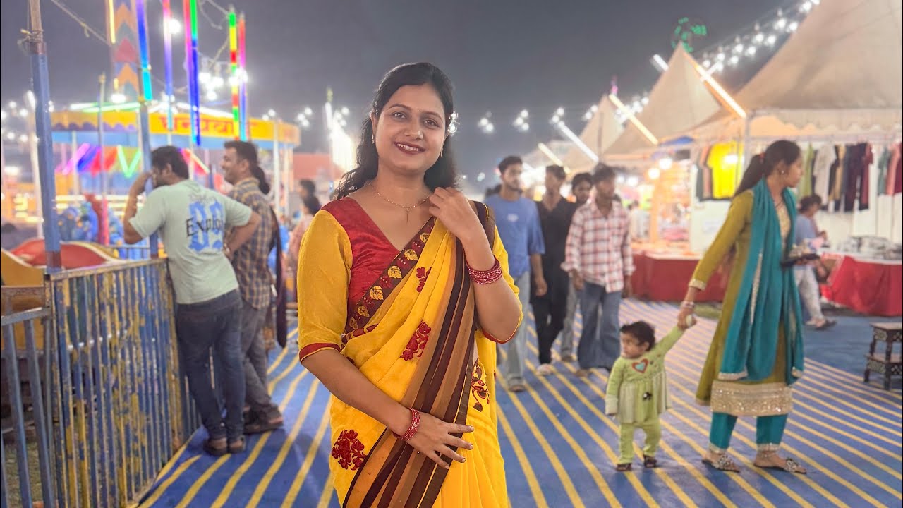 🎡🏟️आज हम Tradefeir मेले में gye 🎡🏟️#mela #melavlog #vlog #masti #familyvlog #fun #vlogger #viral 