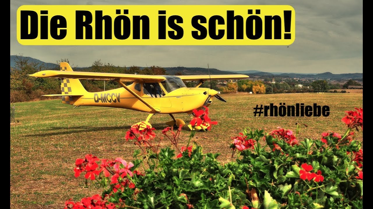 Die Rhön ist schön | Ultraleichtflug | Rhönflug | FK-9 | EDFD | Dolmar