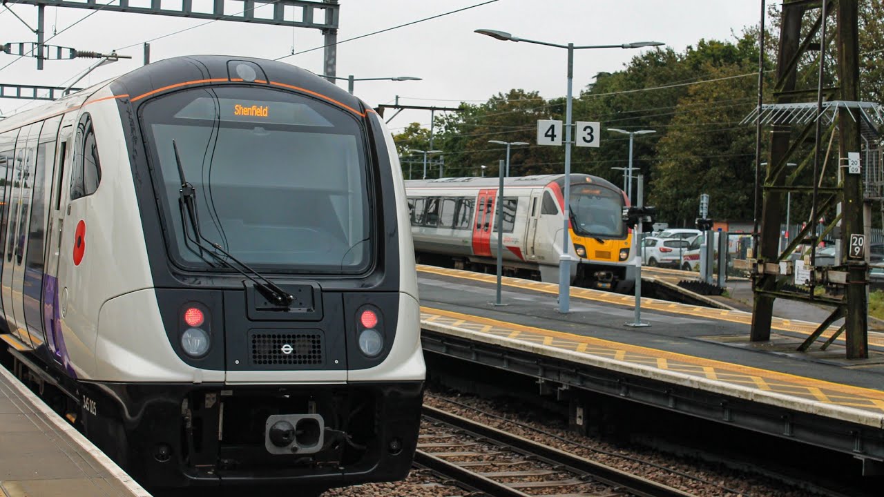Trains at Shenfield (GEML) 26/10/23