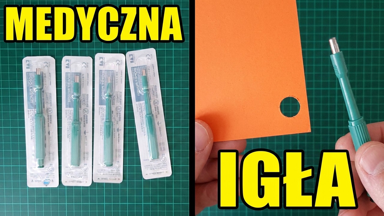 Igły biopsyjne w modelarstwie .#papermodel #modelarstwo #hobby #karton #scalemodel #aviation