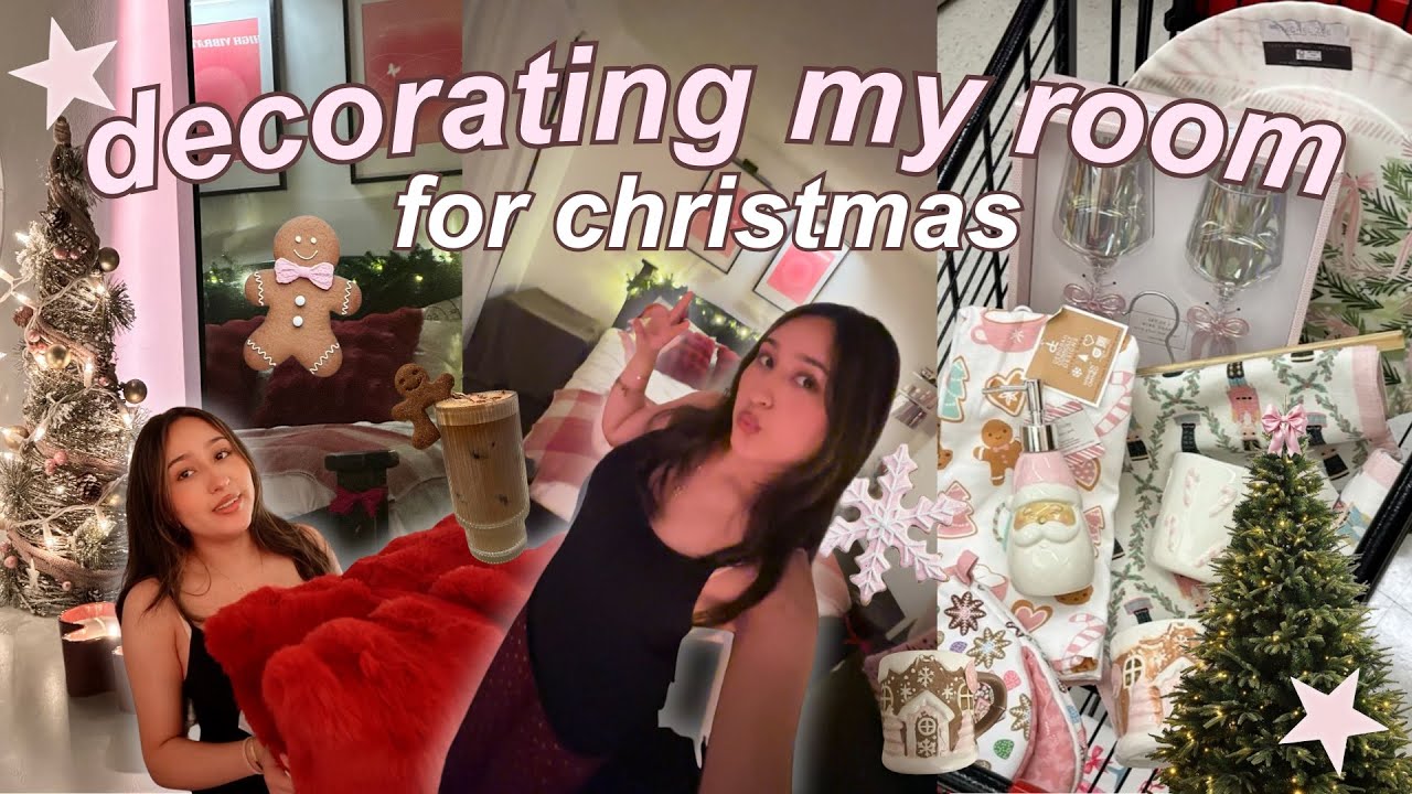 УКРАШАЮ КОМНАТУ К РОЖДЕСТВУ! 🎄 Покупки декора, уютная атмосфера, выпечка