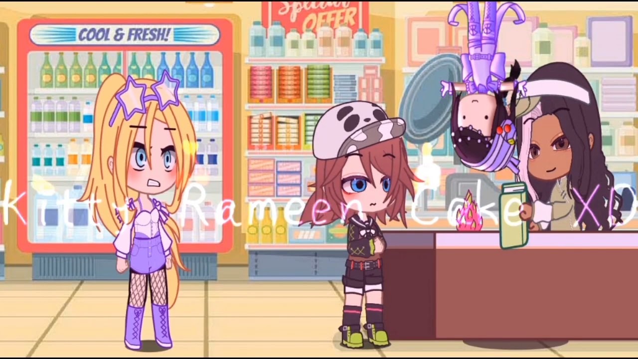 If Mlb girls met a Karen 💀 | Gacha Nox |