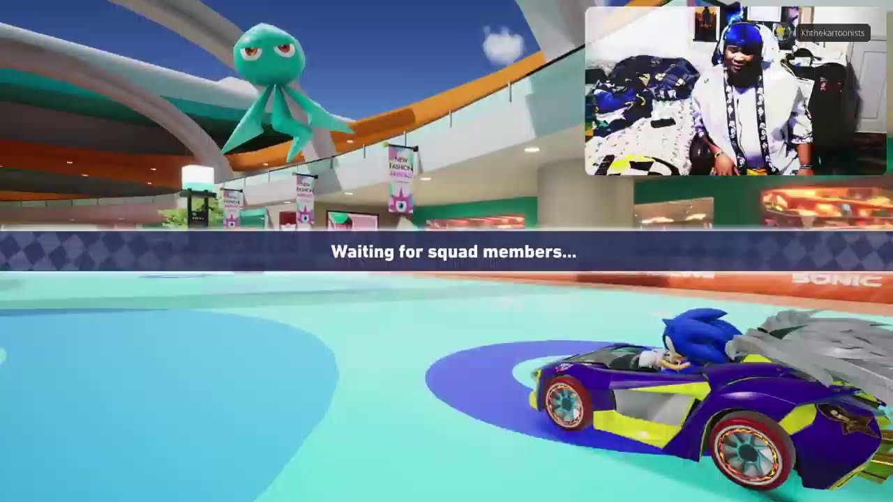 Johnikku plays Sonic racing crossworlds with friends