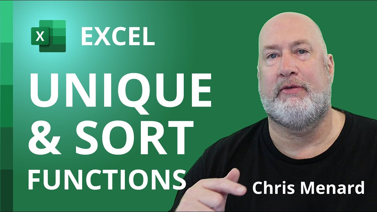 Excel: объедините замечательные функции UNIQUE и SORT в Excel