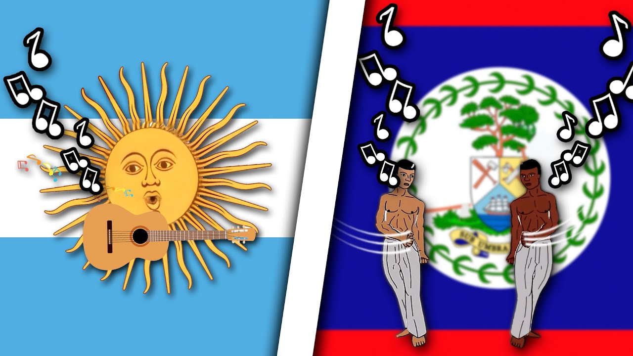 Flags Singing Their Songs🎵 | Fun With Flags