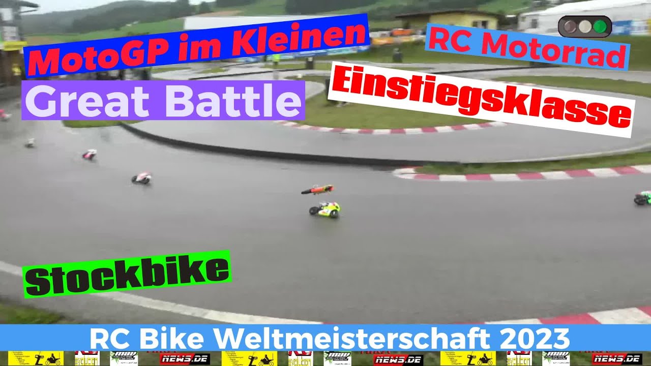 RC MotoGP - Faszination Regenrennen Stock Bike - Wer holt den Titel der RC Bike World Championship