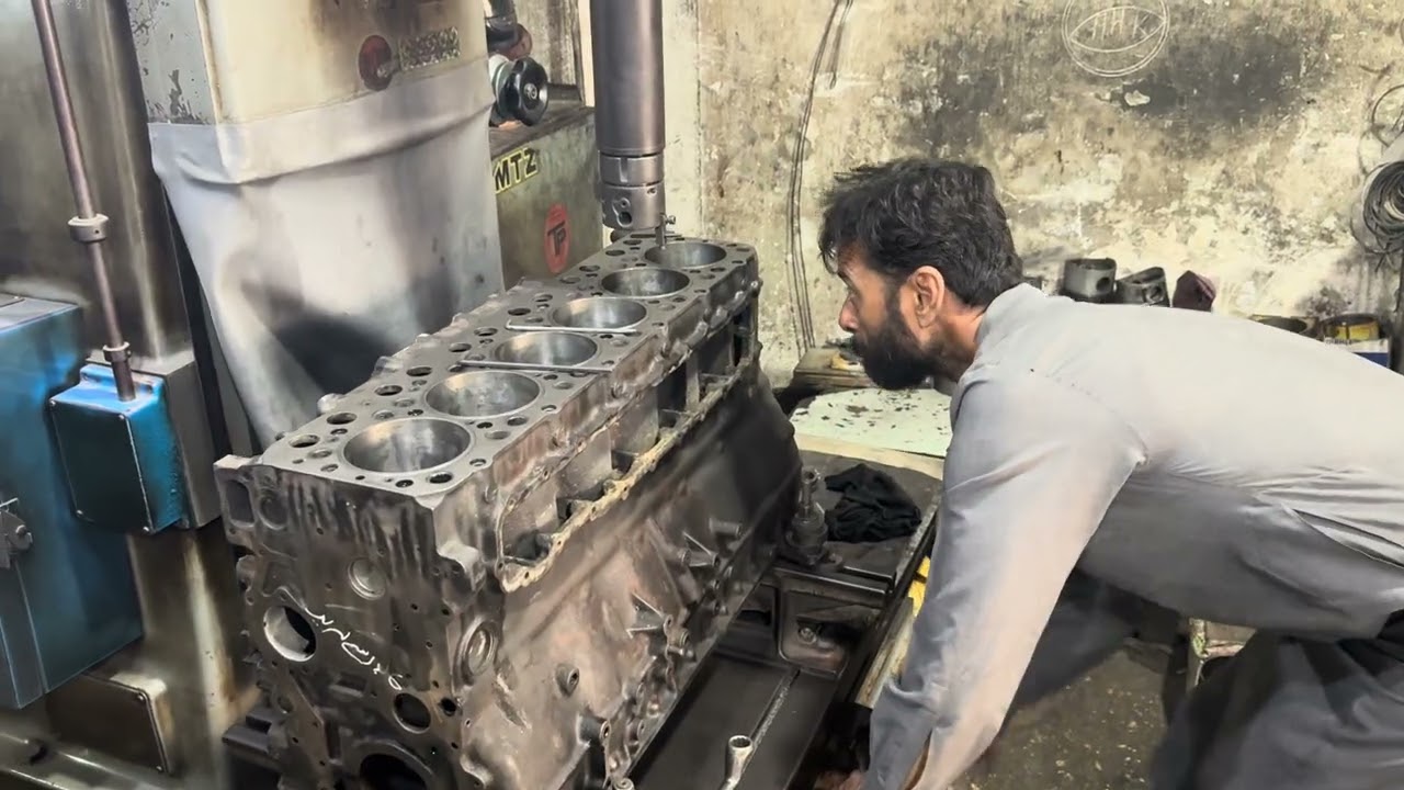 Reconditioning of Engine Cylinder Block and Complete procedure of Re-Boring Engine Cylinder Block 