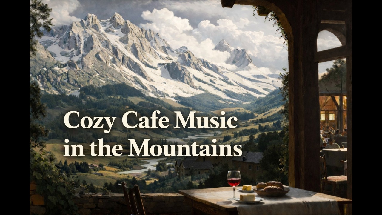 산속에서 듣는 힐링 카페 음악 BGM | Cozy Cafe Music for Relax, Study & Work