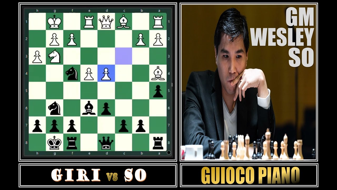 Chess Review: Gm Wesley So - Guioco Piano Opening 