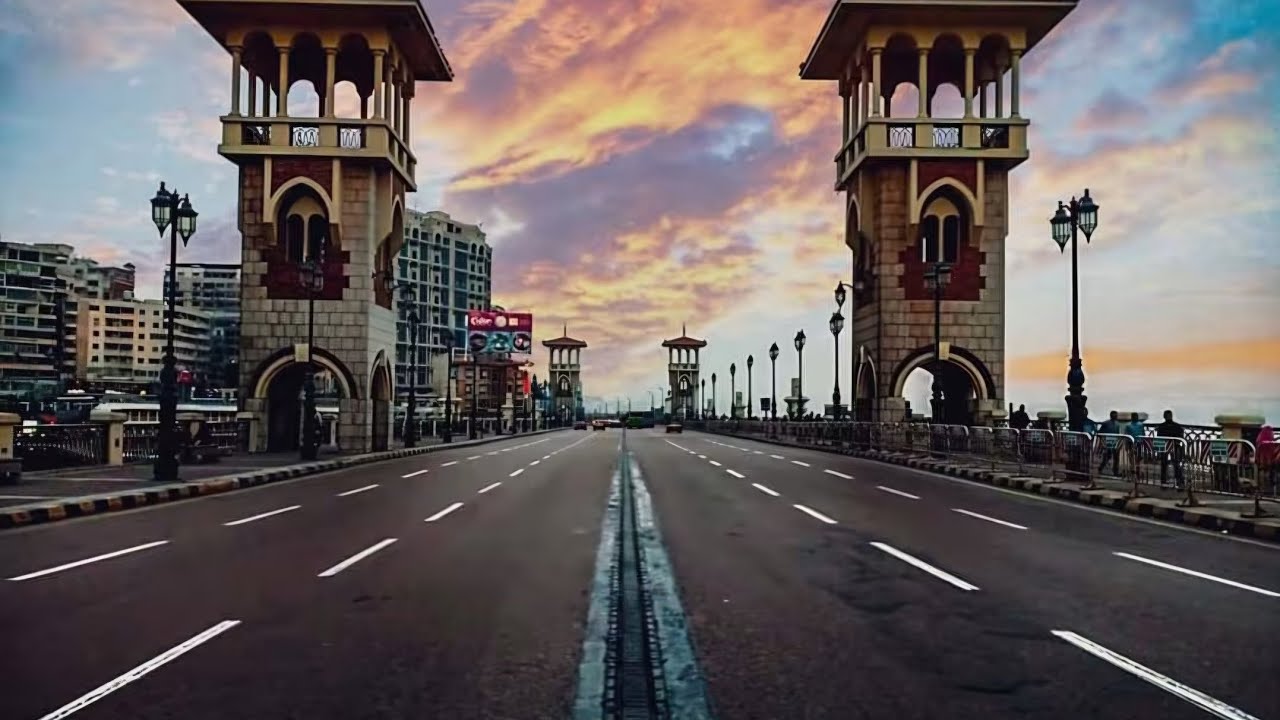 Alexandria Egypt Corniche Road@AlexandriaPlace @alexanderiron69 @CBCEgypt