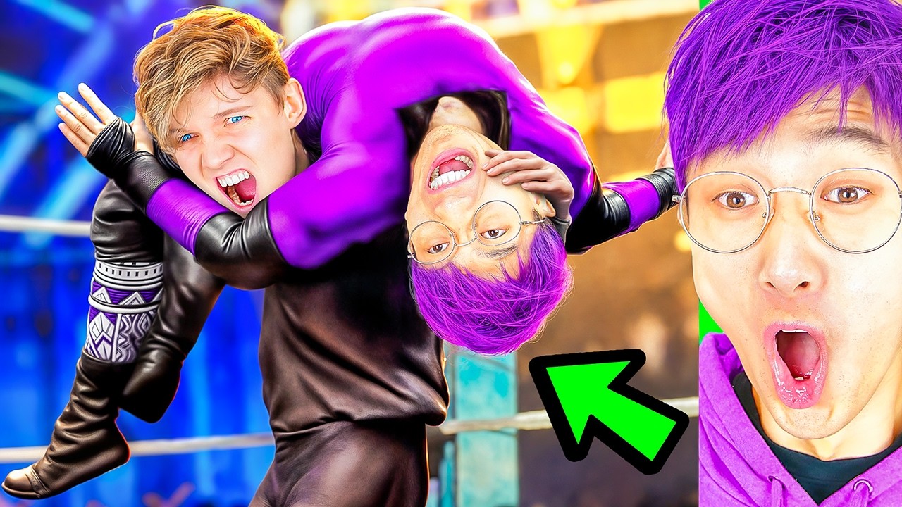 LankyBox присоединился к WWE...!? (Адам против Джастина! Смешные моменты)