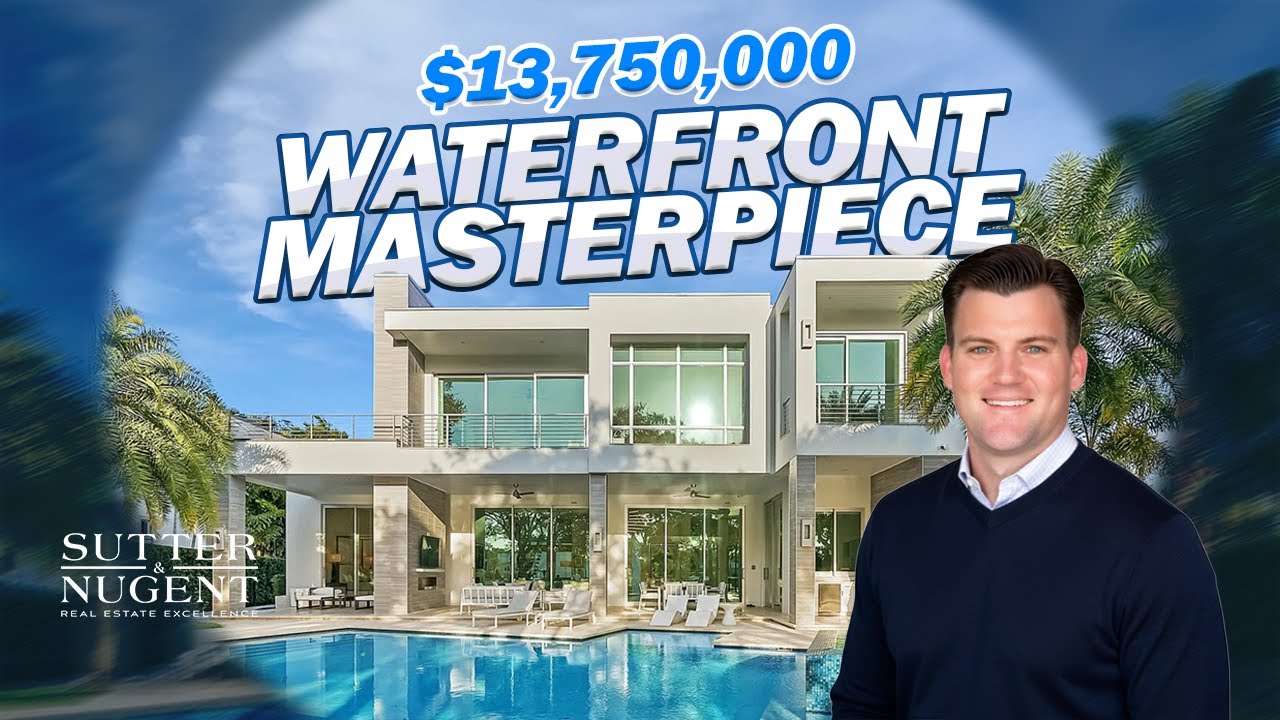$13.75M Waterfront Masterpiece | North Palm Beach | 2162 Radnor Rd #sutterandnugentsells #realestate