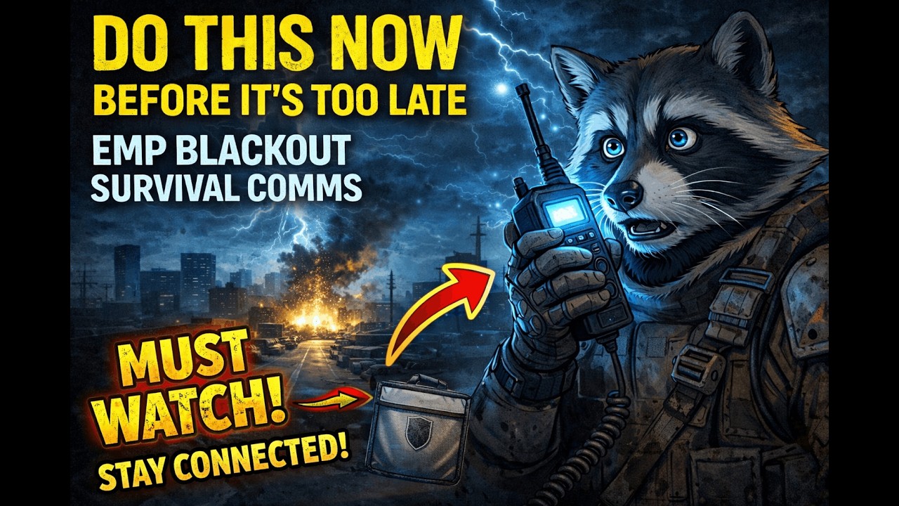 Do This NOW Before It’s Too Late EMP Blackout Survival Comms