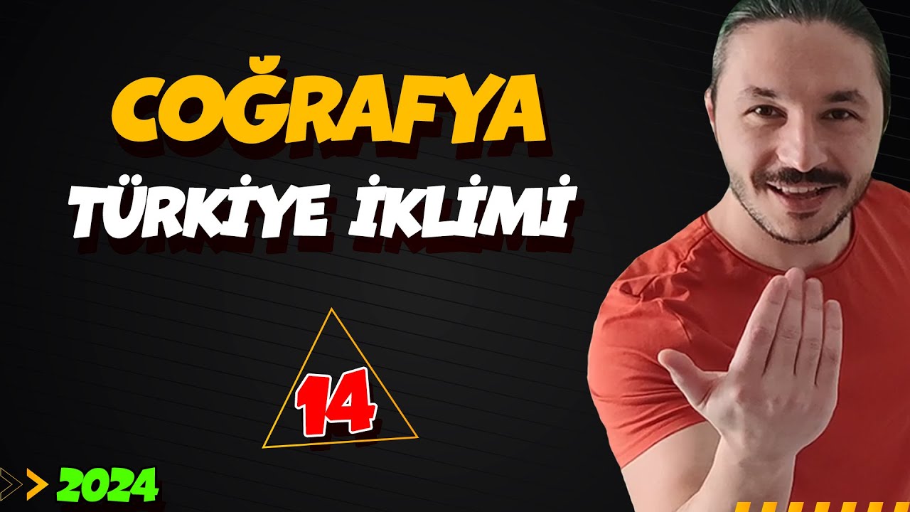 🌍TÜRKİYE'NİN İKLİMİ 🔴 39 GÜNDE TYT COĞRAFYA KAMPI-14📌2025