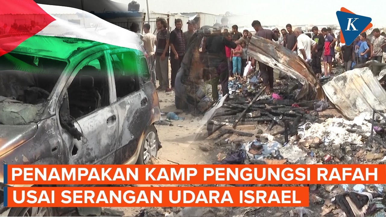 Penampakan Kehancuran di Kamp Pengungsi Rafah Usai Digempur Israel