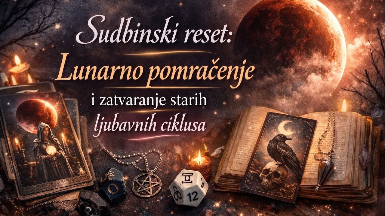 •SUDBINSKI RESET• 🌒 Lunarno pomračenje🌕 i zatvaranje 💞 ciklusa •🌔