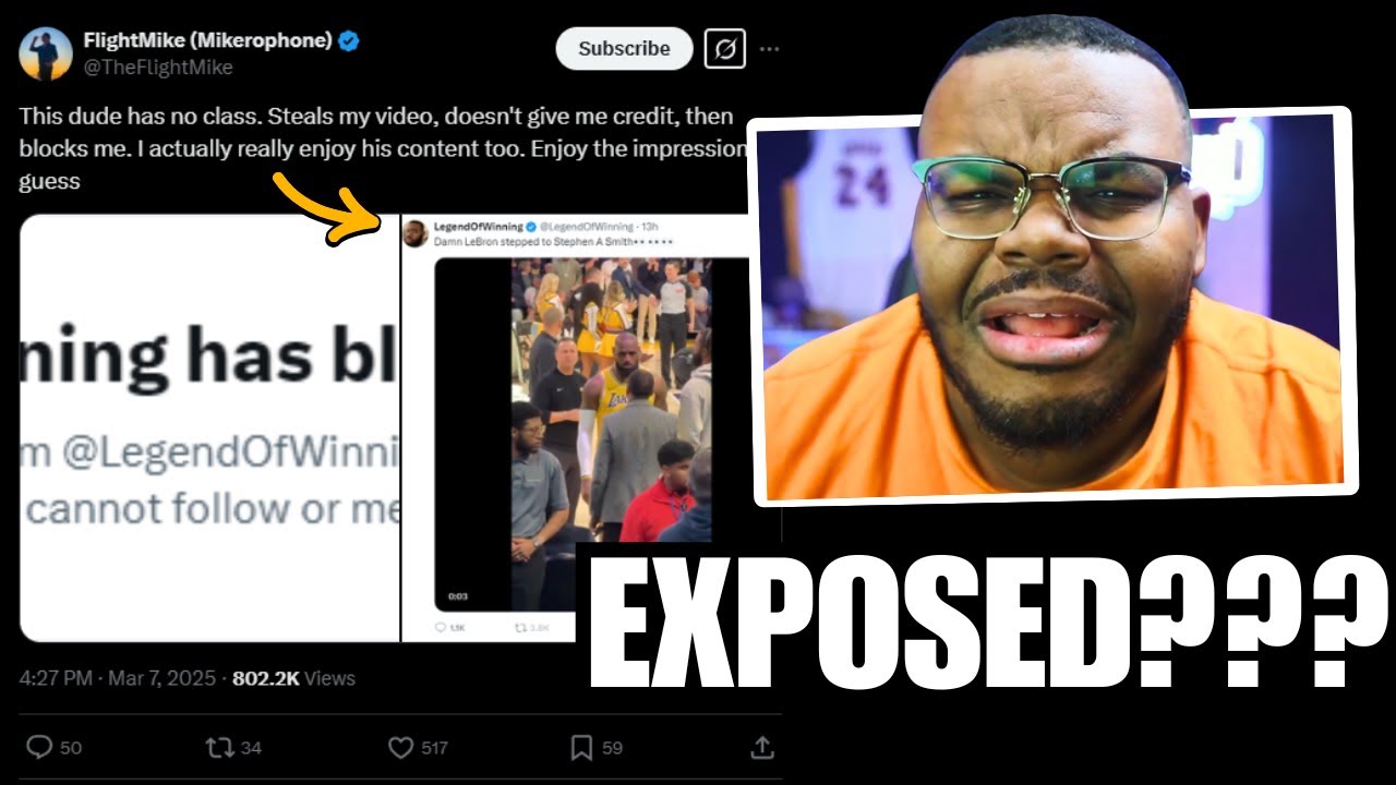 I GOT CALLED OUT ON TWITTER FOR 