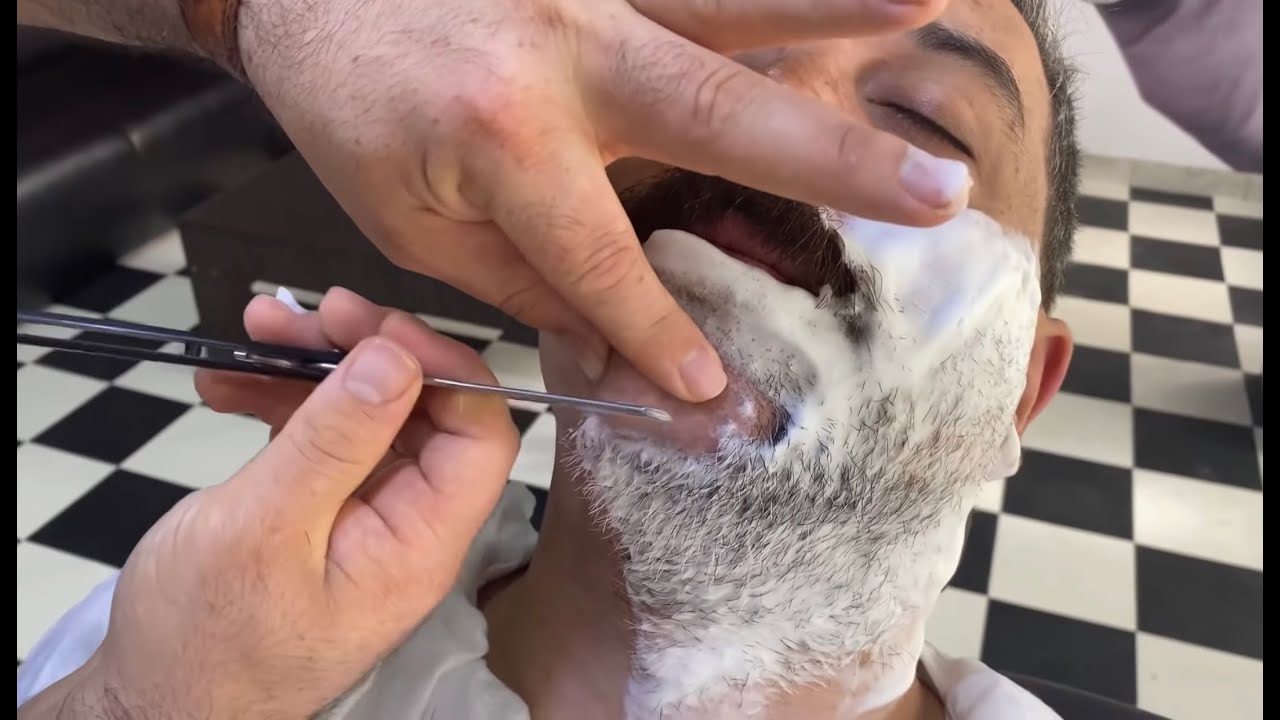 Asmr Turkish Barber BeardCut Style • The World's best beard Hairdresser Salon Numan•Asmr Beard Shave