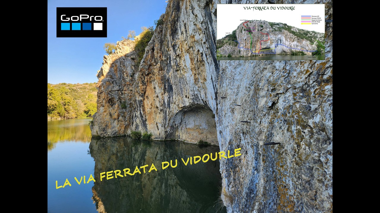 La via ferrata du Vidourle # Montagne # Go Pro 12