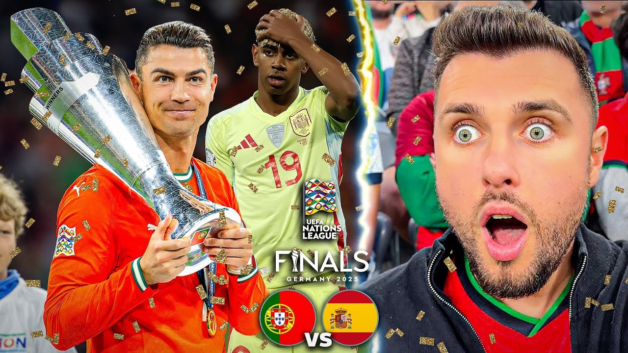 CRISTIANO RONALDO CÂȘTIGĂ UEFA NATIONS LEAGUE ÎN FAȚA LUI LAMINE YAMAL!!