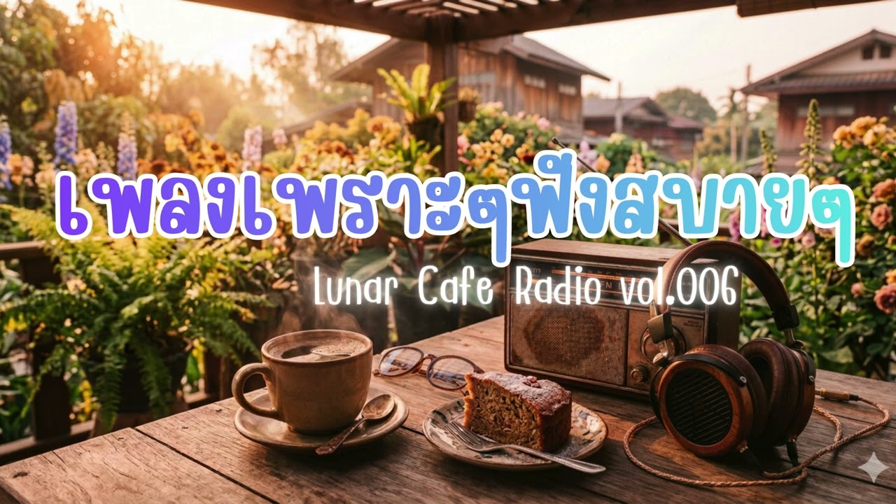 ฟังเพลงสบายๆเพราะๆสไตล์Lunar vol.006 - Lunar Cafe Radio
