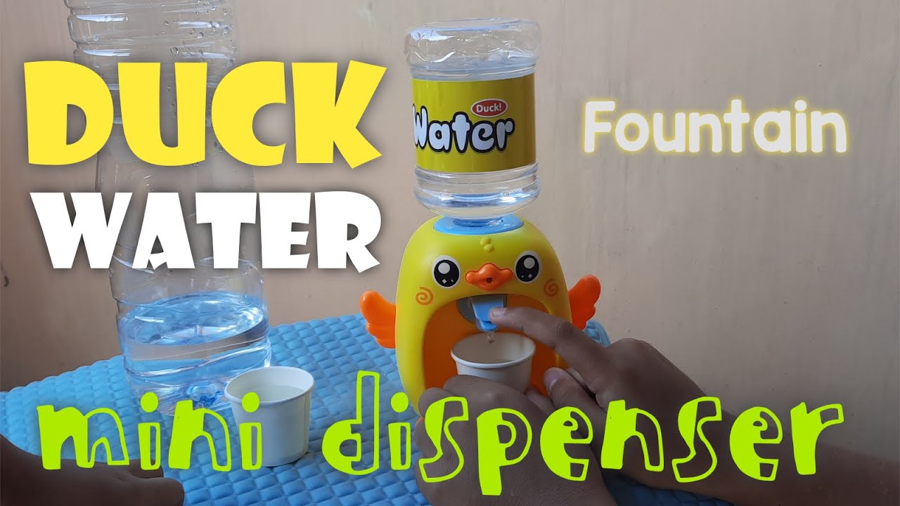 Duck Water Fountain | Mini Dispenser | Yellow Duck Water Dispenser For Kids