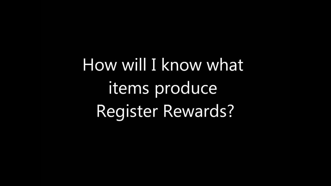 What is a Register Reward?