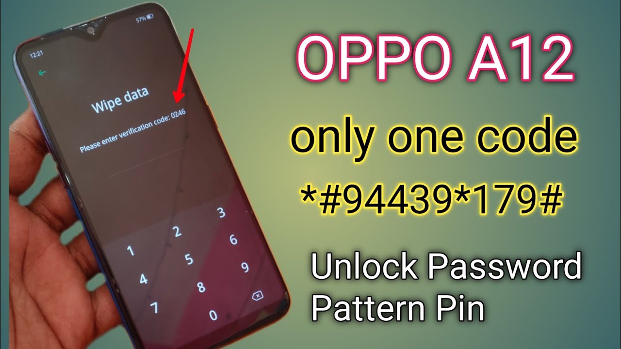 Oppo A12 Ka Lock Kaise Tode | Oppo A12 Hard Reset Without Password 100% Unlock | 2022