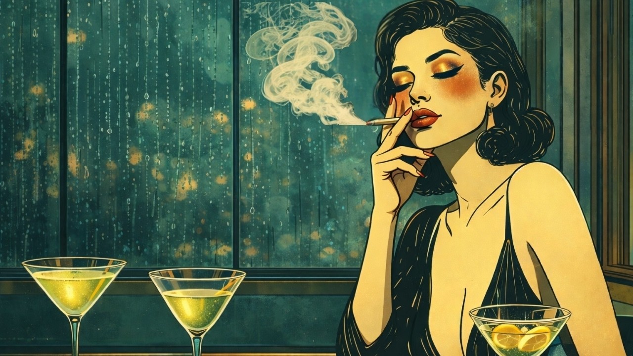 1940s Rainy Winter Evening Jazz Playlist – Soft Retro Jazz Classics