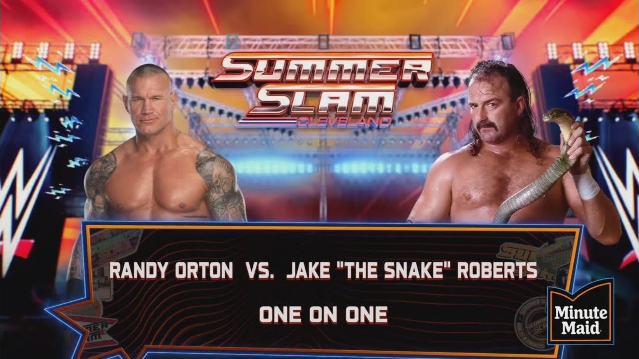 WWE 2K25: Randy Orton vs Jake 