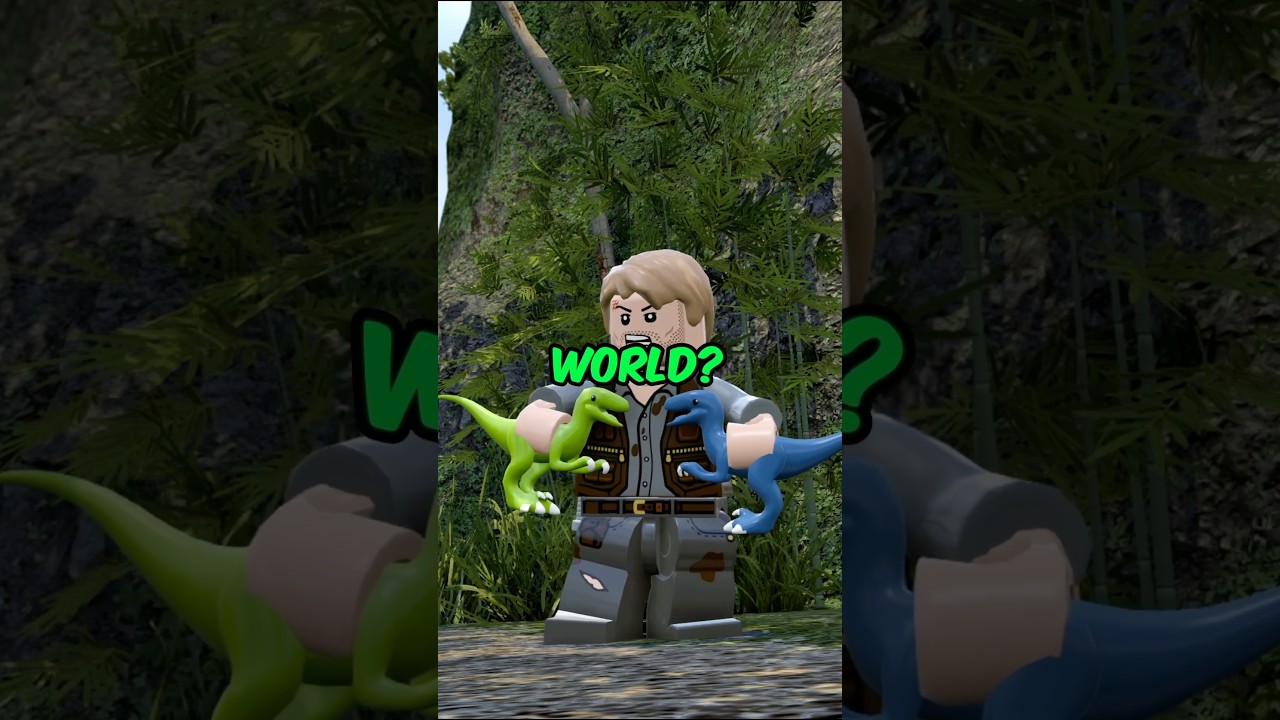 Знаете ли вы об этих анимациях в Lego Jurassic World? #видеоигры #legogames #legojurassic