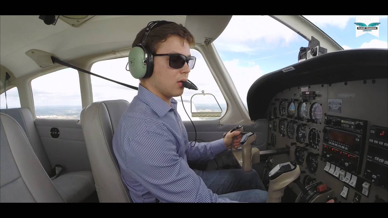 Alexey's First Solo Flight at Flight Training London, Elstree Aerodrome