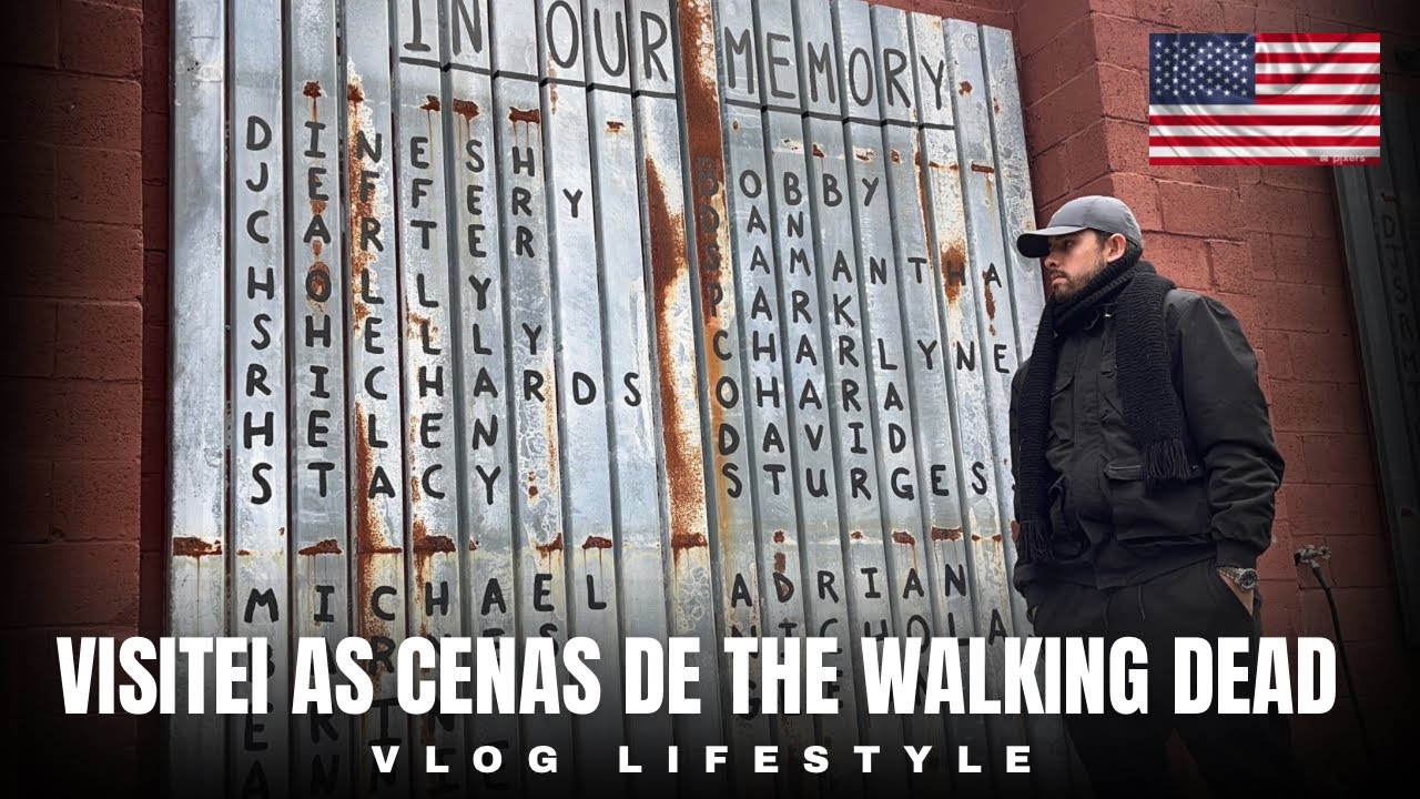 Visitando TODOS CENÁRIOS de The Walking Dead em Atlanta - Vida Real e Série!  