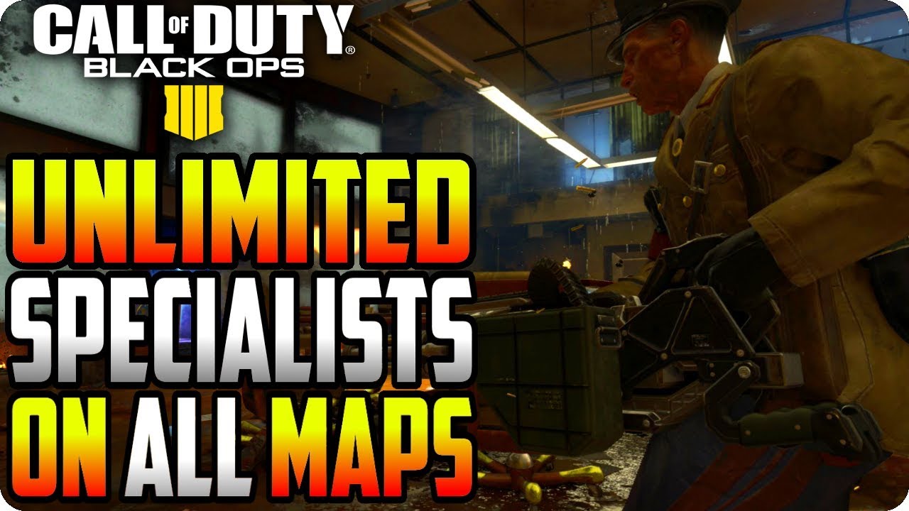 BO4 Zombie Glitches: Unlimited Specialists Glitch On All Maps - Black Ops 4 Glitches