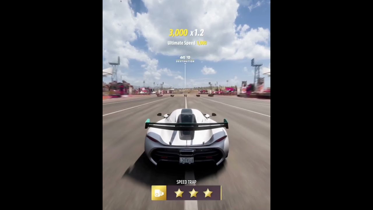 Koenigsegg Jesko Top 1% Speed Trap Score