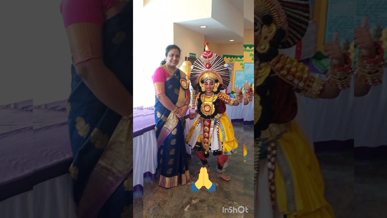 yakshagana Makeup@WoMan Maquillage #sujathamakeupartist#yakshagana#yakshaganavideos#yakshaganartist