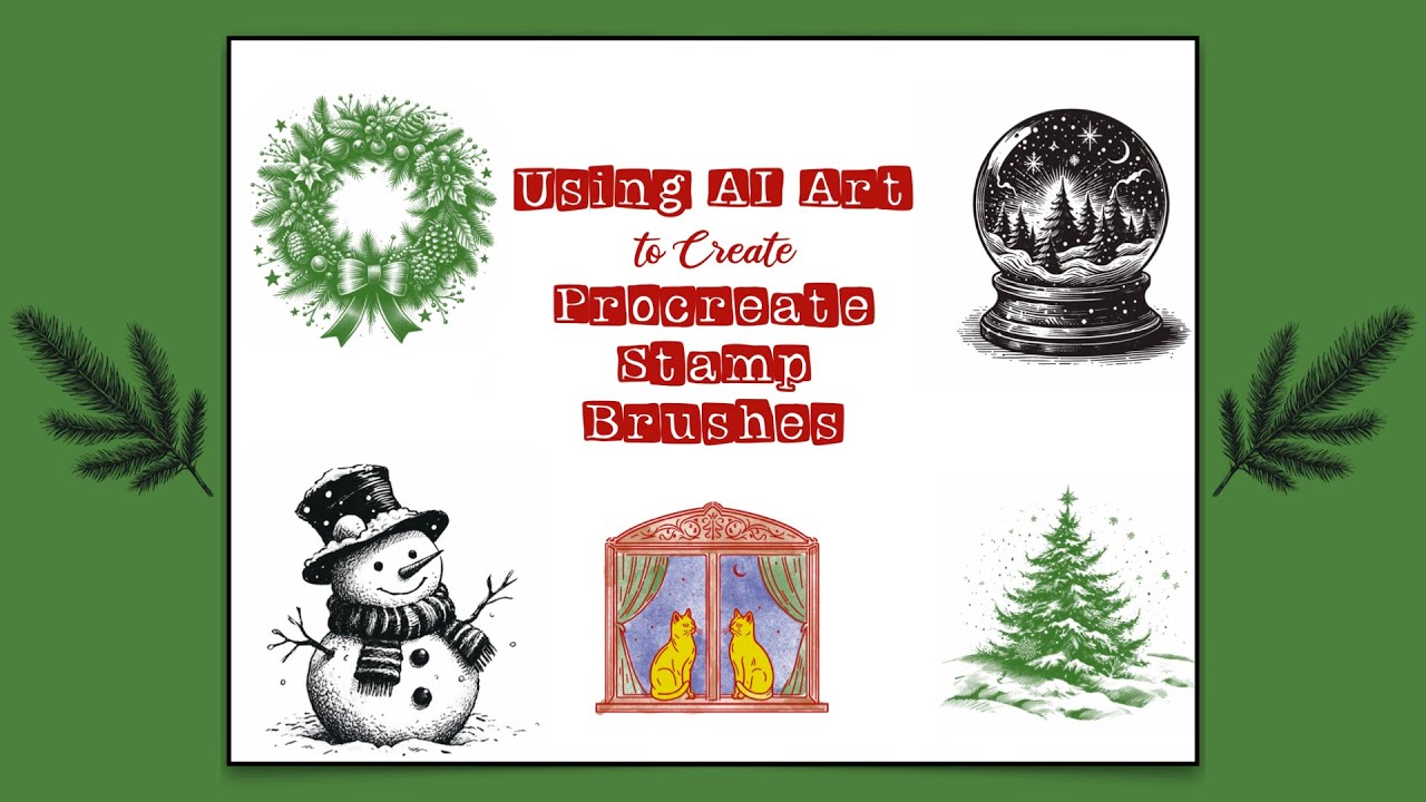 Using AI Art to Create Procreate Brush Stamps